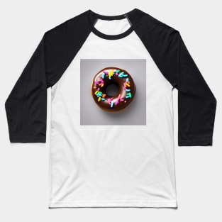 Chocolate Donut Baseball T-Shirt